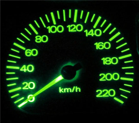 Toyota Landcruiser 1984-1992 70 Series Green LED Dash Cluster Light Kit