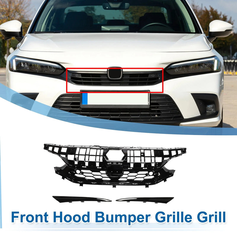 Honda Civic SI Facelift Front Upper Hood Bumper Grille (2016-2021)
