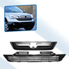 Honda CR-V (2007-2009) Chrome Silver Black 1 Set Front Bumper Grille