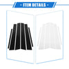 Honda Accord Sedan (2008-2012) Black 6 x Pillar Post Trim Covers