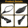Yamaha MT-01 Rear View Mirrors Diamond Side Mount (2005–2013)
