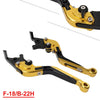 BMW S1000XR Gold CNC Folding Extendable Brake Clutch Levers (2015-2021)