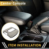 GMC Microfiber Leather Diamond Grid Pattern Grey Arm Rest Cover