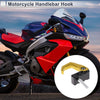 Square W/ Fingerprint Motorcycle Hanging Hook 1 Set Gold Tone Black 42mm