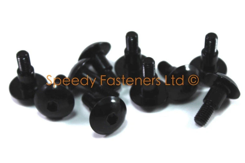 Suzuki GSX-R600 Bolzen Clip Set Schwarz Alu (2001–2003)