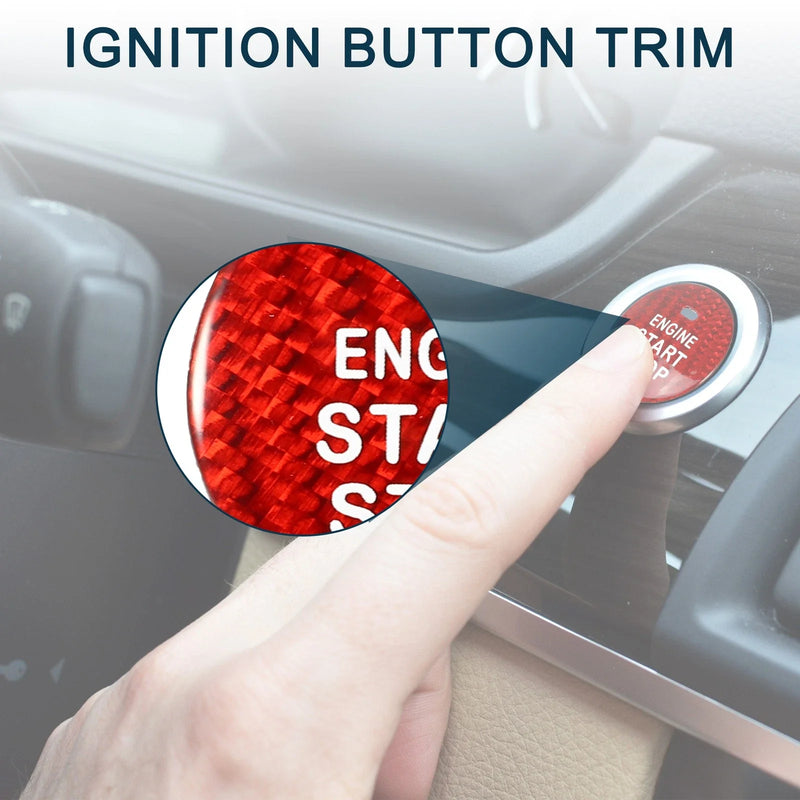 Subaru Red Engine Start Stop Button Cover