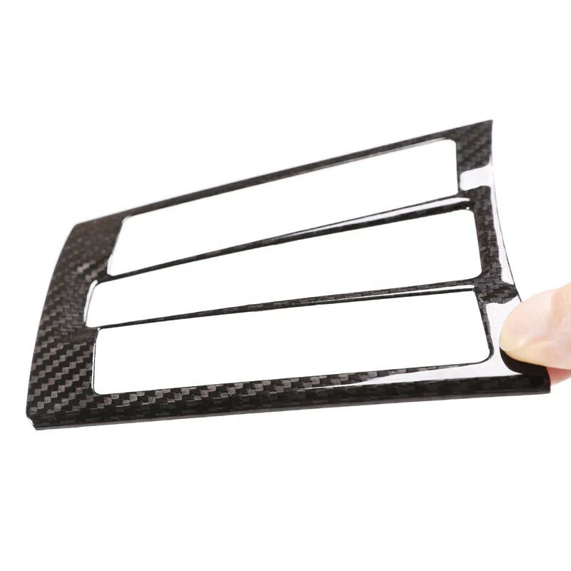 Porsche 718 911 Real Carbon Fiber Center Console Buttons Cover Trim Fit