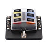 Car Boat Bus UTV 6 Way ATO ATC Blade Fuse Box Holder Cover