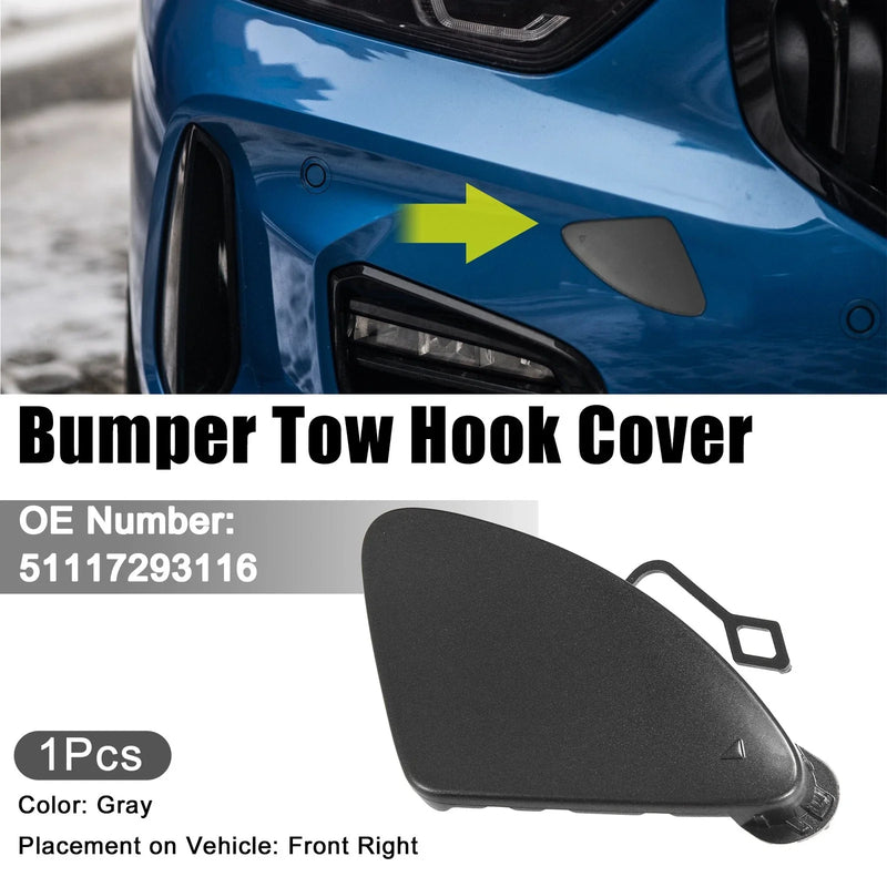 BMW 320i Front Right Bumper Tow Eye Hook Cover Cap (2012 - 2015)