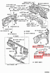 Toyota LandCruiser HDJ80 FZJ80 Front Fender Guard Apron