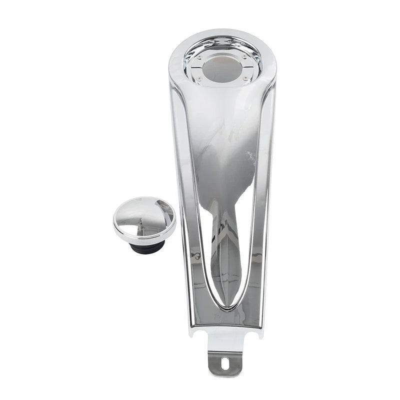 Harley Touring Baggers Chrome Stretched Dash Fuel Tank Console Panel (1986-2007)