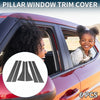 Honda Fit (2009-2012) Carbon Fiber 6 Pcs Door Pillar Window Trim