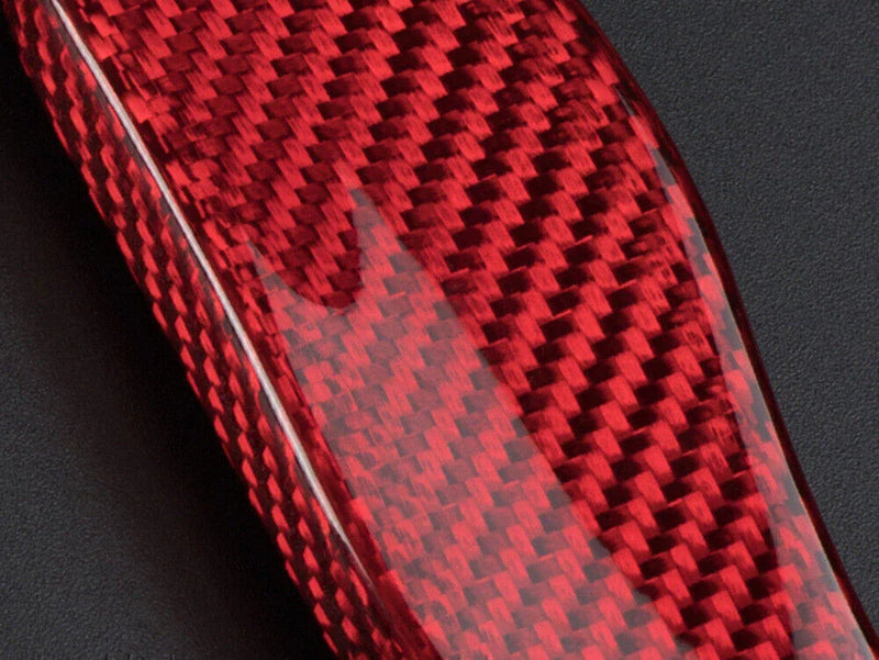Toyota Camry, Corolla, Avalon Red Carbon Fiber Shift Paddle Extension (2018-2021)