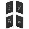 Benz C-Class W204, E-Class W212 4 x Door Unlock Switch Button Trim Covers