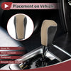 Toyota Corolla Beige Faux Leather Gear Shift Knob Cover (2014–2018)