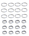 Vehicles 2 x CV Joint Tie Rod Boot Clamp Kit