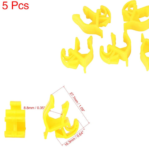 Ford Fiesta 5 x 27.7mm Plastic Hood Prop Rod Clips (2009-2014)