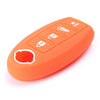 Nissan 370Z, Altima Orange Silicone Smart Key Fob Shell Cover (2009-2022)