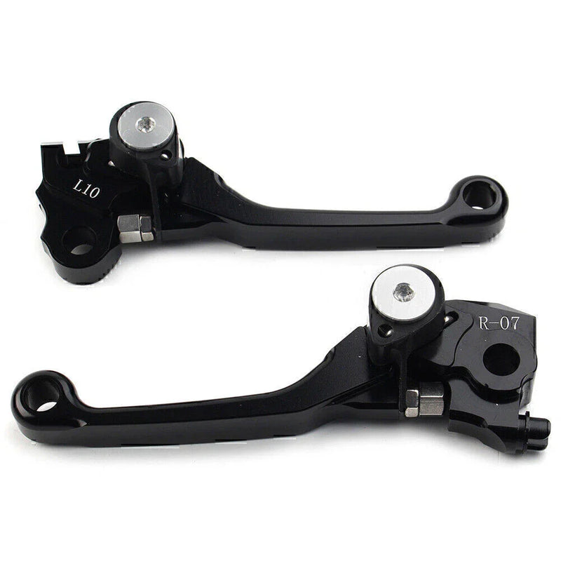 Honda CRF250R CRF450R (2007-2020) Black CNC Brake Clutch Levers  Pivot