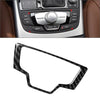 Audi A6 A7 Carbon Fiber Multimedia Knob Cover Trim (2012-2018)