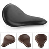 Harley Bobber Chopper 13.5"x12" Solo Slim Black Large Leather Seat
