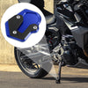 BMW Motorcycle Side Stand Support Plate Blue Kickstand Pad Extender