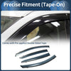 Ford Focus Sedan 2019-2023 Side Vent Visors Black Window Deflectors