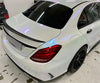 Mercedes-Benz C-Class W205 Sedan Rear Spoiler Wing ABS Fiber (2015-2021)