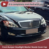 Mercedes-Benz S63 Front Left Bumper Headlight Washer Nozzle Cover (2014-2020)