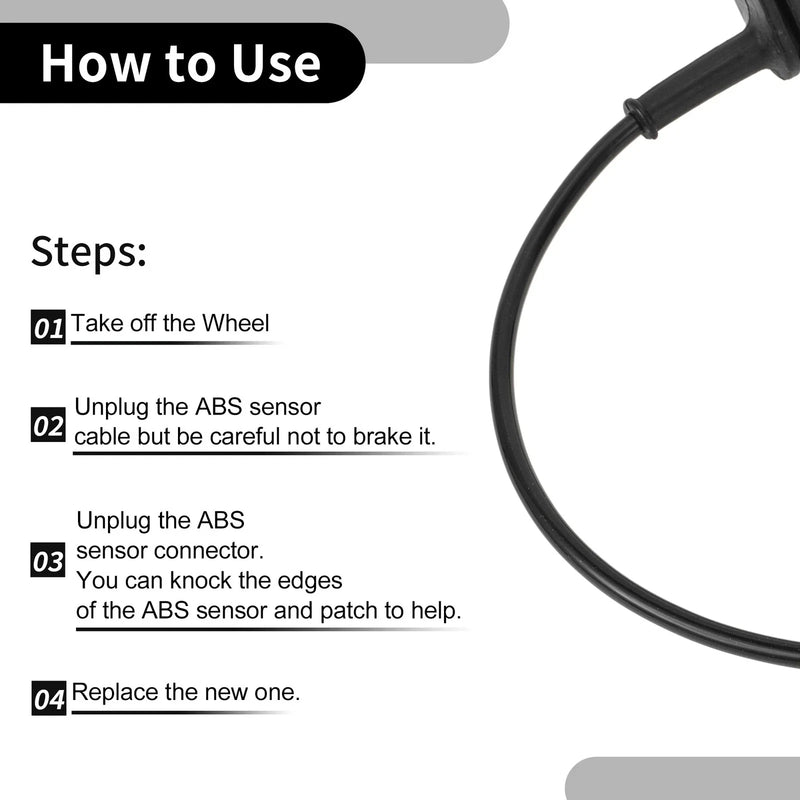 Ford Fiesta ABS Wheel Speed Sensor (2011-2013)