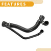 BMW 550i (2006-2010) Rubber Black Radiator Hose
