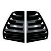 VW Golf MK5 Gloss Black Rear Window Louver Cover Trim (2004-2008)