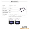 Motorcycles Black Motorcycle License Plate Frame Holder with LED Lights