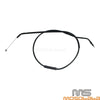Ducati Monster 821 797 Clutch Cable Wires 51.1" Black Stainless (2015-2021)