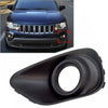 Jeep Compass Left Side Front Bumper Fog Light Bezels Cover (2011-2017)