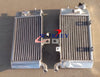 HONDA XRV750 AFRICA TWIN Aluminum Radiator + Black Silicone Hose (1993-2003)