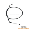 Ducati Monster 821 797 Clutch Cable Wires 51.1" Black Stainless (2015-2021)