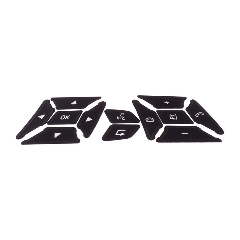 Mercedes Benz Black Steering Wheel Knob Repair Sticker (2007-2014)