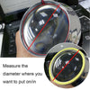 2 x 70mm COB LED Angel Eyes Halo Ring Fog Lamp Lights