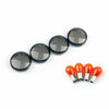 Harley FXDF Softail Dyna Sportster 4x Smoke Turn Signal Lens (2002-2023)