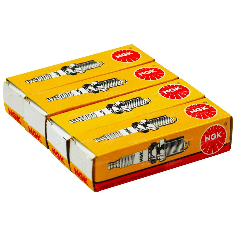 Mazda E1300 FA 1.3L TC Set of 4 NGK Spark Plugs (1978-1980)