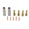 3 in 1 MIG 120AMP 220V Gasless Flux-Core Welder 11pcs Contact Tip Kit