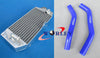 Yamaha YZ85 Aluminum Radiator & RED Silicone Hose (2002-2021)