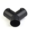 Heater 75mm Y Branch Duct Splitter Outlet Connector with Regulator Valve