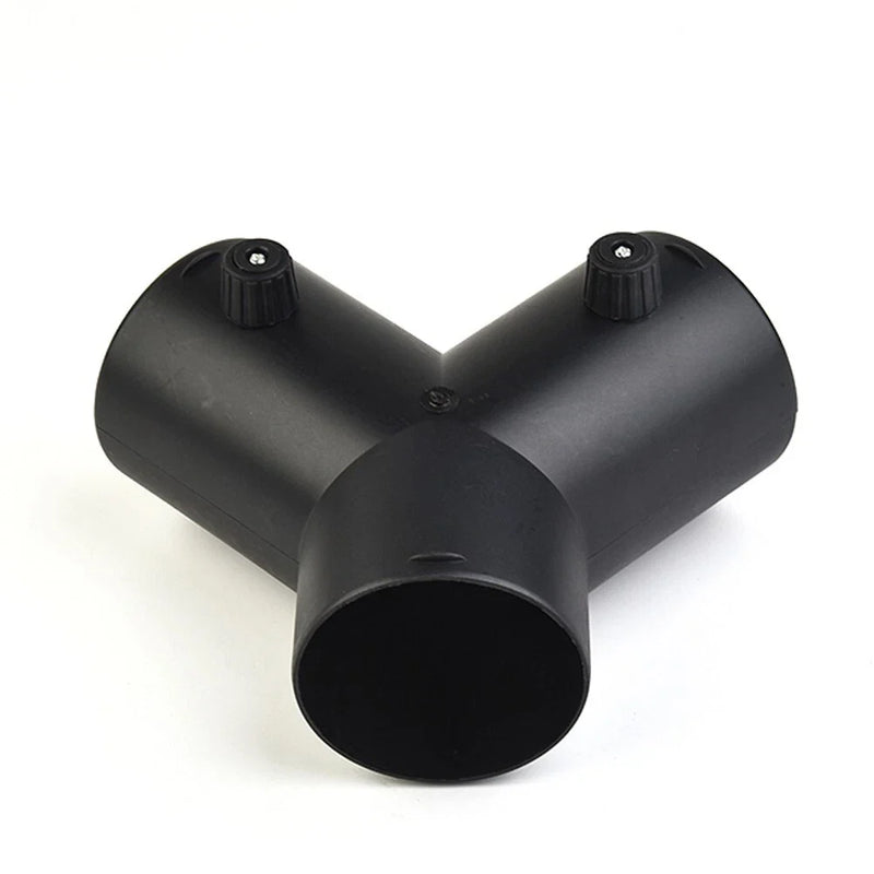 Heater 75mm Y Branch Duct Splitter Outlet Connector with Regulator Valve