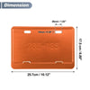 Motorcycle Registration Plate Holder Bracket 26x10 mm Orange Aluminum Alloy