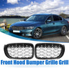 BMW X3 Pair Front Hood Bumper Grille (2014-2017)