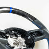 Mini R55 R56 R57 R58 R60 R61 Flat Bottom Carbon Leather Steering Wheel (2006-2019)