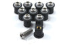 Ducati Wellnuts M6 6mm Rub Nut 12mm OD + Steel Screws