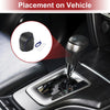 Honda HR-V 2023-2024 Black Carbon Fiber Blue Car Gear Shift Knob Cover